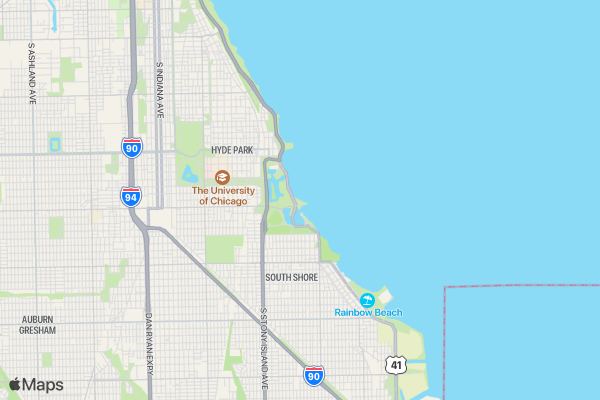 Chicago Lakefront 50K - George Cheung Memorial Race location map image