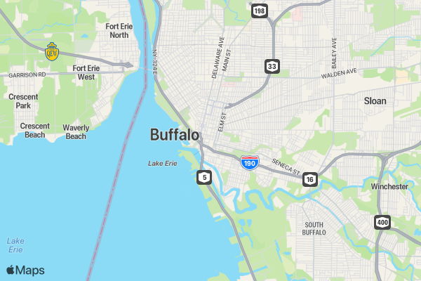 Chicken Wing 5K location map image