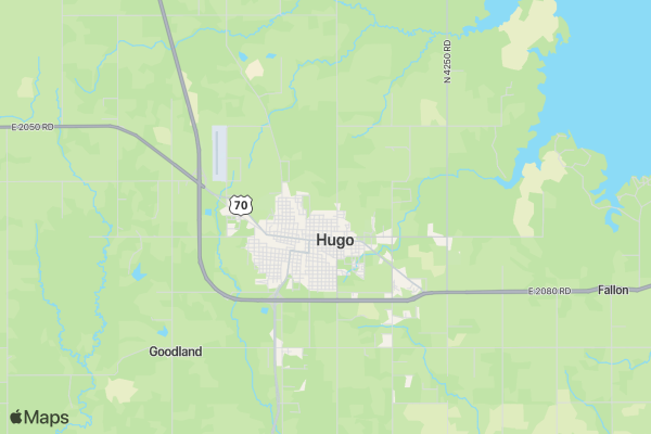 Choctaw County Fair Colorful Fun Run and Walk location map image