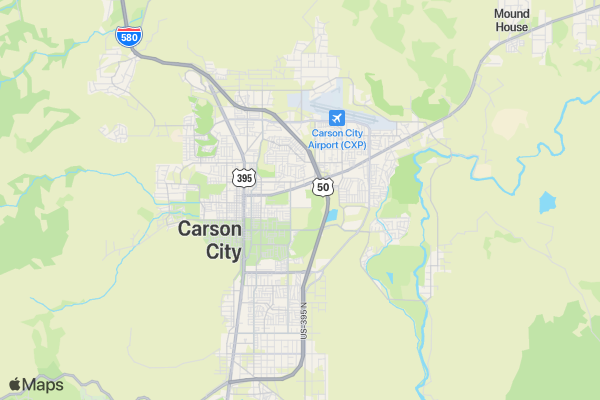 CHS Color Fun Run location map image
