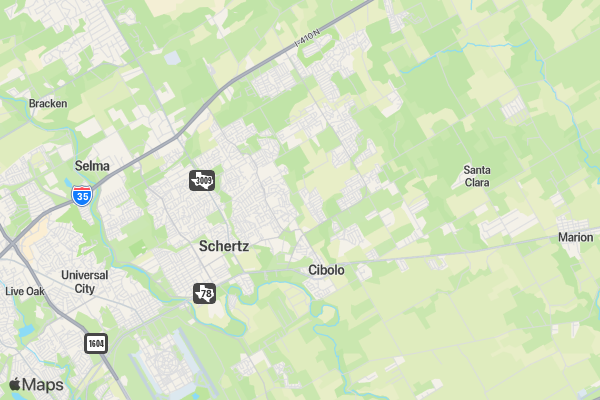 Cibolo Dental Children's Dental Health 5k location map image