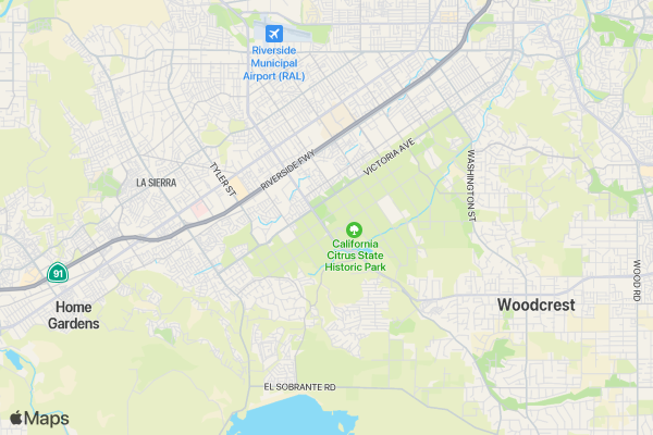Citrusheritage run location map image