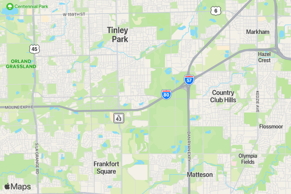 CLC's Friends for Families 5k Bandana Run location map image