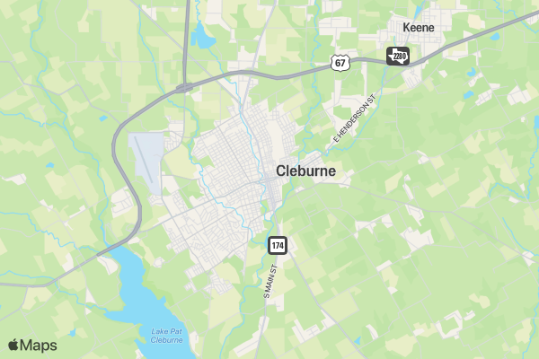 CLEAR THE STREETS location map image