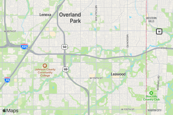 Cleveland University 5K location map image