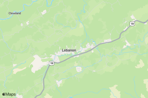Clinch Mountain House Recovery 5K location map image