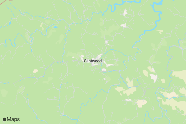 Clintwood 5k run & 1 mile walk location map image