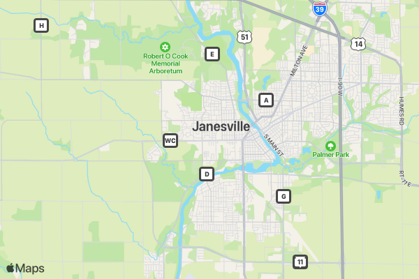CMN Fundraiser 5K Run/ Walk location map image