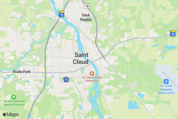 CMSAC 5K location map image