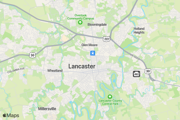 Cocalico Cheering location map image