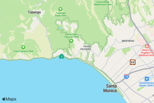 Coffee Lovers Runners Club LOS ANGELES location map image