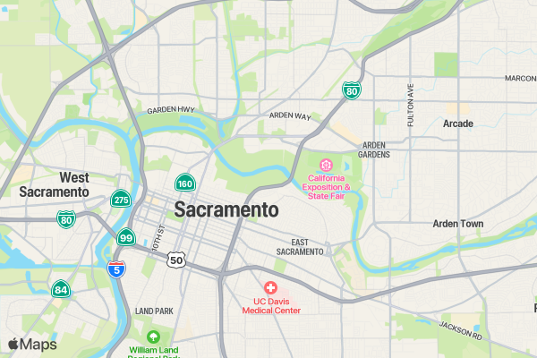 Coffee Lovers Runners Club SACRAMENTO location map image