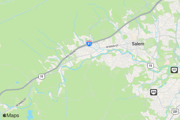 Color Me Blue Color Run 5K location map image