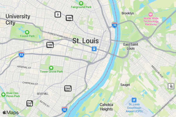 Color My World 5K Run location map image