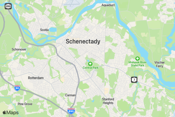 Color Outside with Brown School location map image
