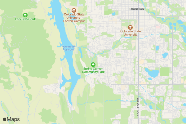 Colorado Run location map image