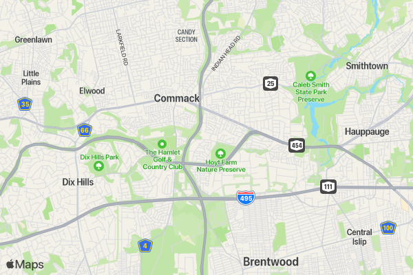 Commack Volunteer Ambulance 5K location map image