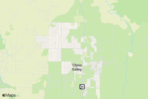Community Fair and 5k for Chino Valley Animal Shelter location map image