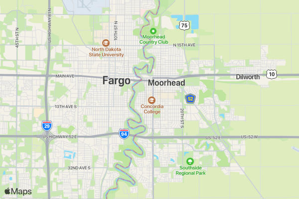 Concordia Dance Marathon 5K location map image