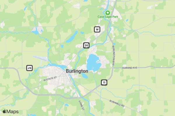 Connecting Communities for a Cure location map image