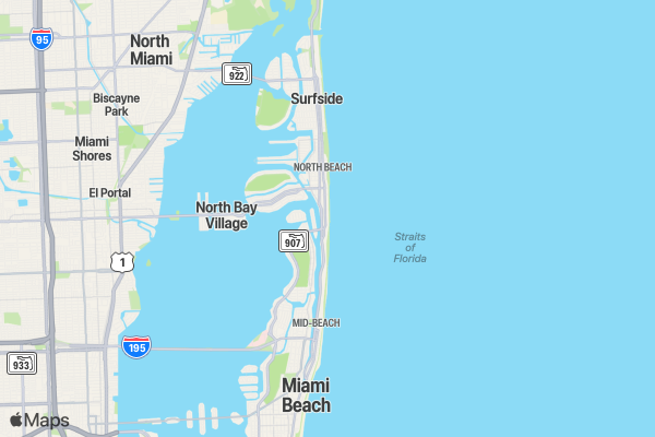 Cookie Dash 5K/10K/13.1 MIAMI location map image