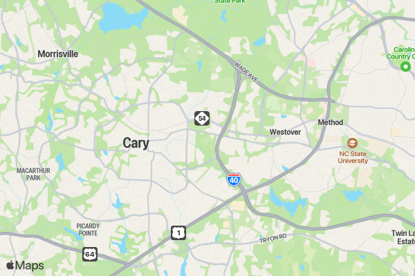 CORD COLOR Run 2024 - WakeMed Soccer park location map image