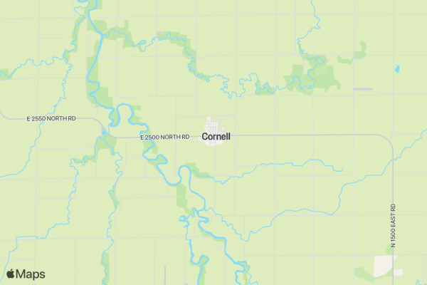 Cornell Days 5K location map image