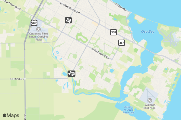 Corpus Christi Neighborhood Fitness - District 5 location map image