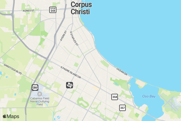 Corpus Christi Neighborhood Fitness - District 2 location map image