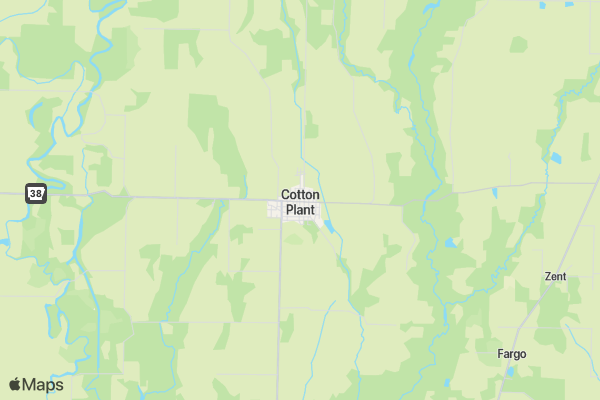 Cotton Plant Everybodies Run/Walk location map image