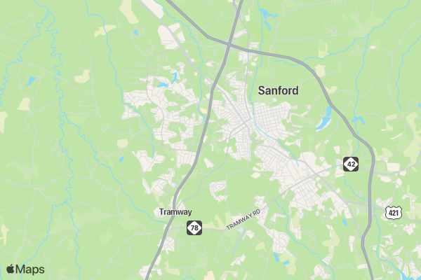 Coty Moves The United Way 5K location map image
