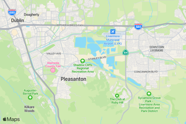 CPOA Run To Remember 5K/10K/Kids 1-mile run location map image