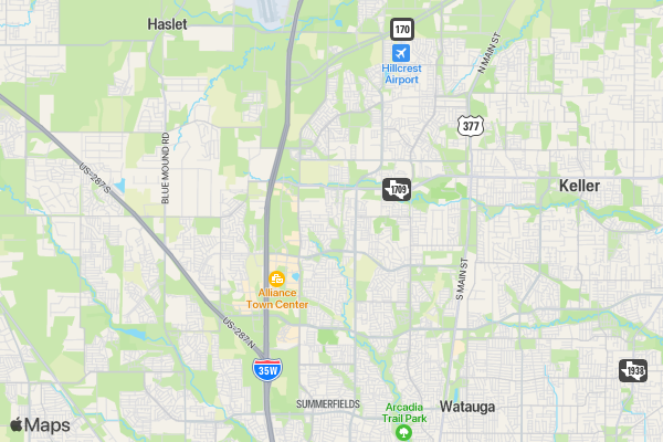 Crawford Farms Costume Fun Run location map image