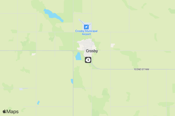 Crosby Turkey Trot 5k Fun Run / Walk location map image