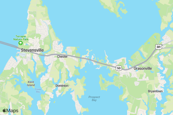 Crushin' the Cross Island Trail 5k/10k/1 mile fun run location map image