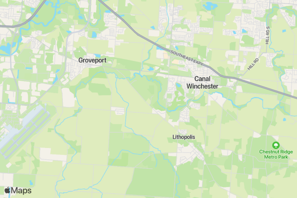 CWMS Color Run location map image