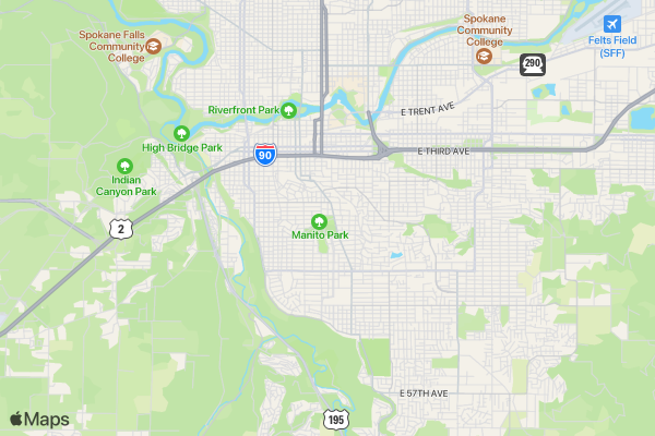 Dad's Day Dash location map image