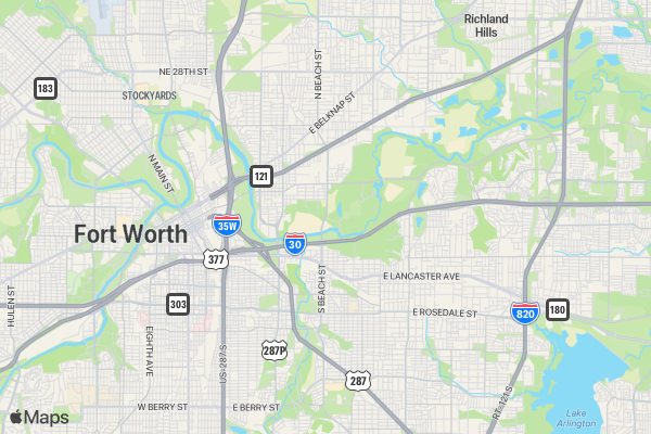 Daiquiri Dash 5K Run FORT WORTH location map image