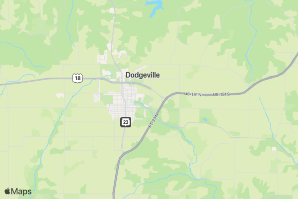 Dairyland Dare location map image