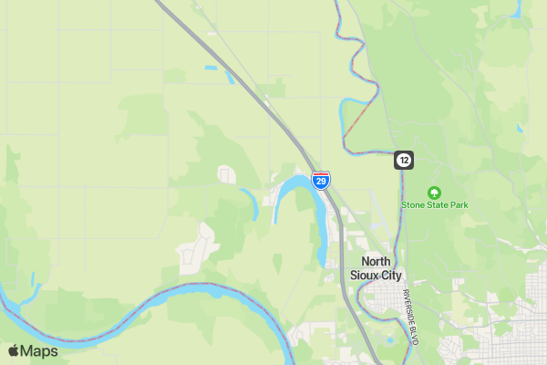 Dakota Valley Third Annual Cupcake Fun Run location map image