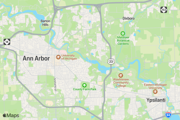 Dan Jilek 5K Fun Run location map image