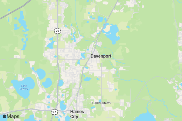 Davenport Dash for Cash 5K location map image