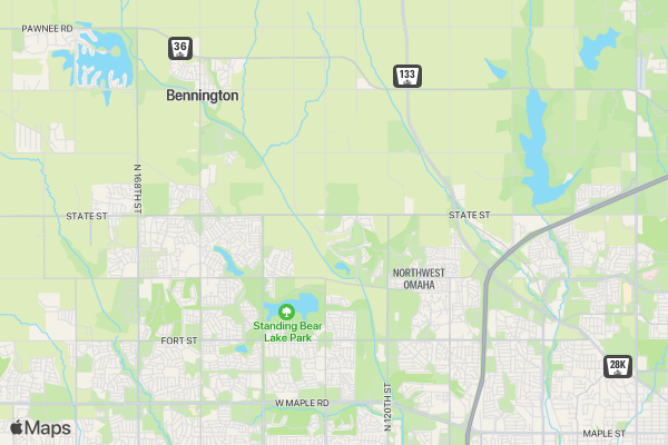 Davis Glow Run location map image