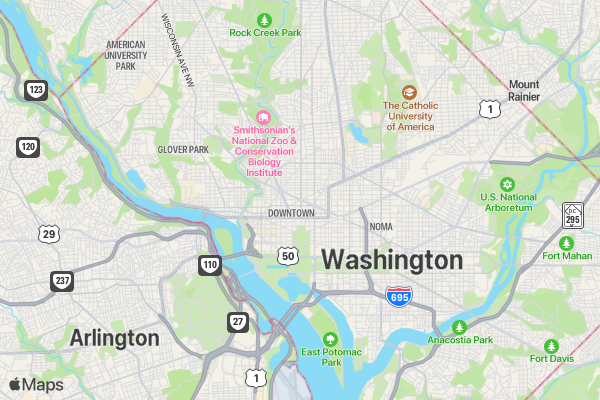 DC Funk N Impossible Mission location map image