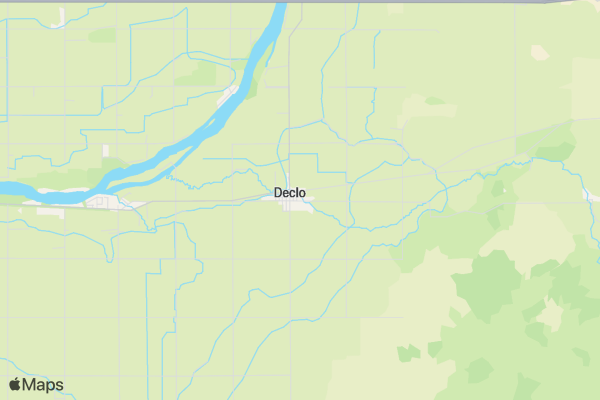 Declo Days Hammer Run location map image