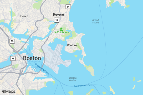 Deer Island Dash - Water For People 5K location map image