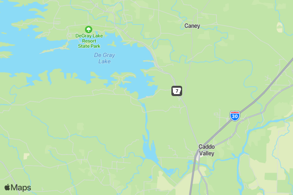 DeGray Lake Triathlon Festival - DeGray Lake Sprint Triathlon location map image