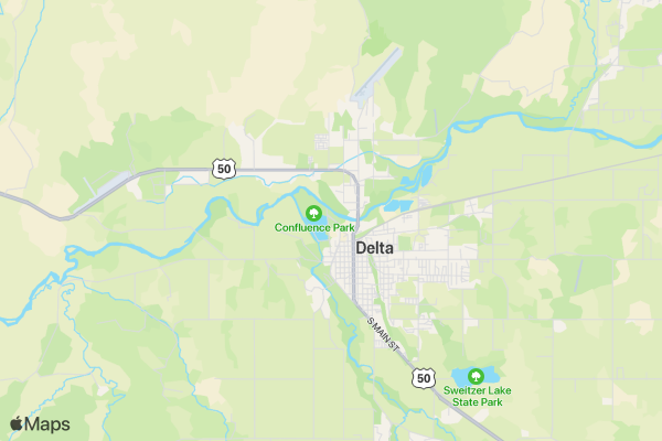 Delta Correctional Center 5K Walk/Run to Wellness location map image