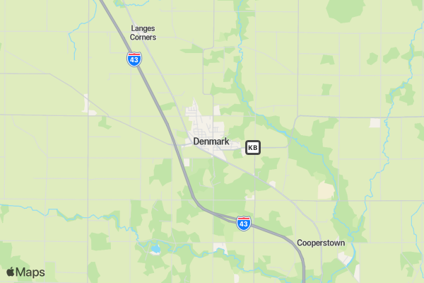 Denmark Lions 5K location map image