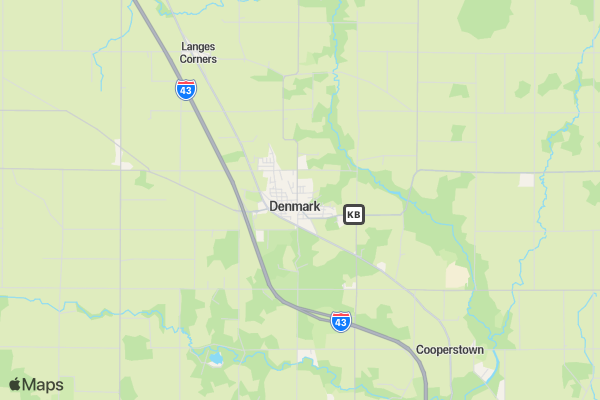 Denmark Lion's 5K Run/Walk location map image